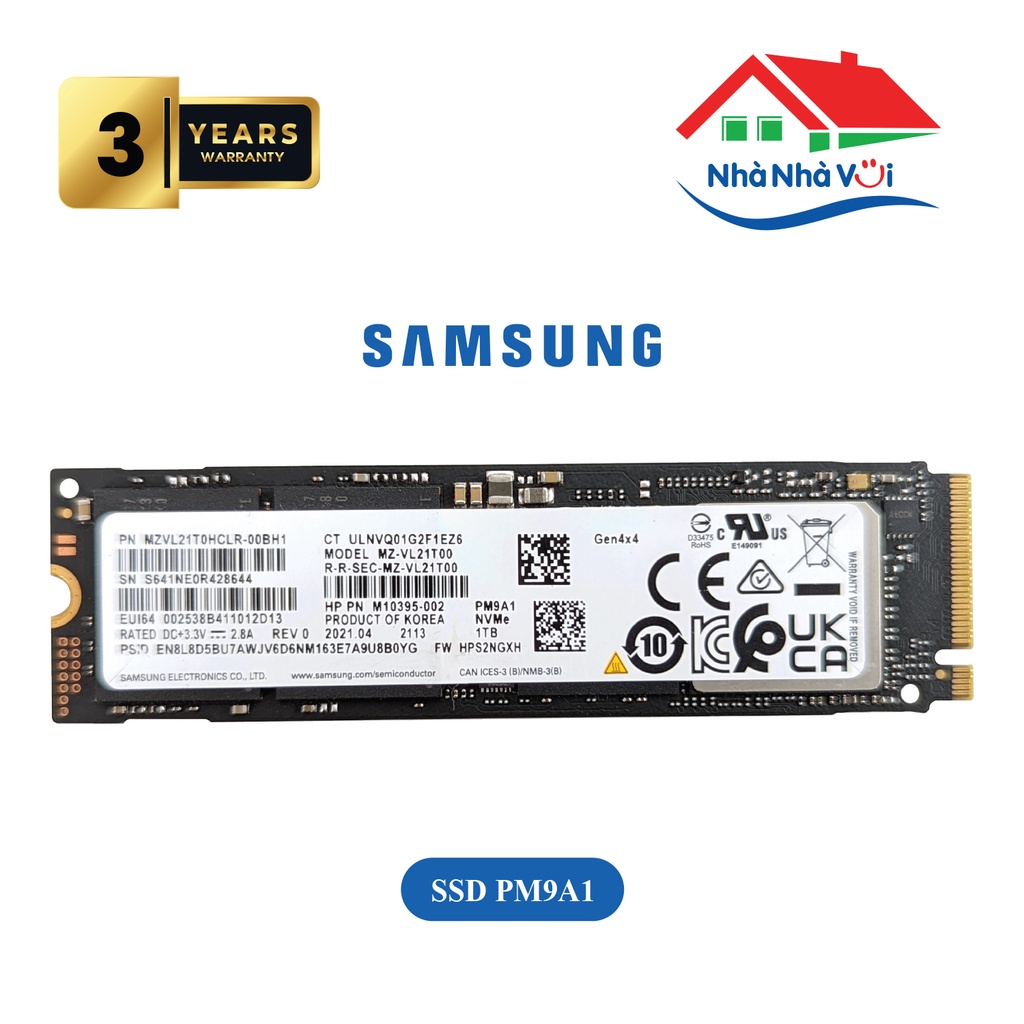 Ổ Cứng SSD Samsung PM9A1 M2 2280 PCle Gen4 x4 NVMe - Hàng Nhập Khẩu