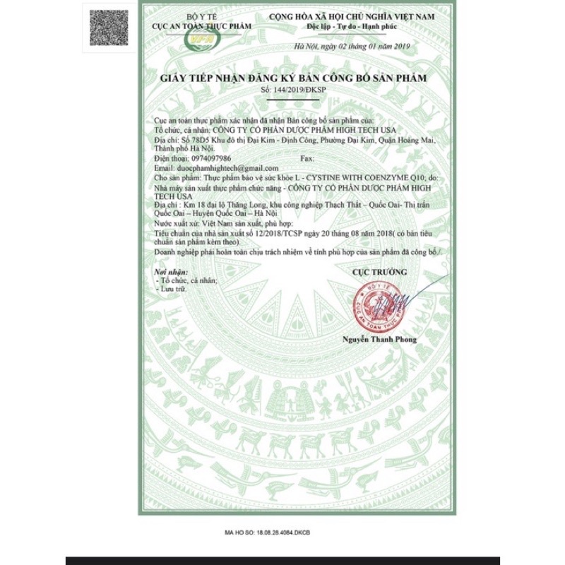 Viên uống L-CYSTINE PHILS-LIN - Giảm sạm da, tàn nhang, giảm rụng tóc, chống lão hóa - Hộp 60 Viên