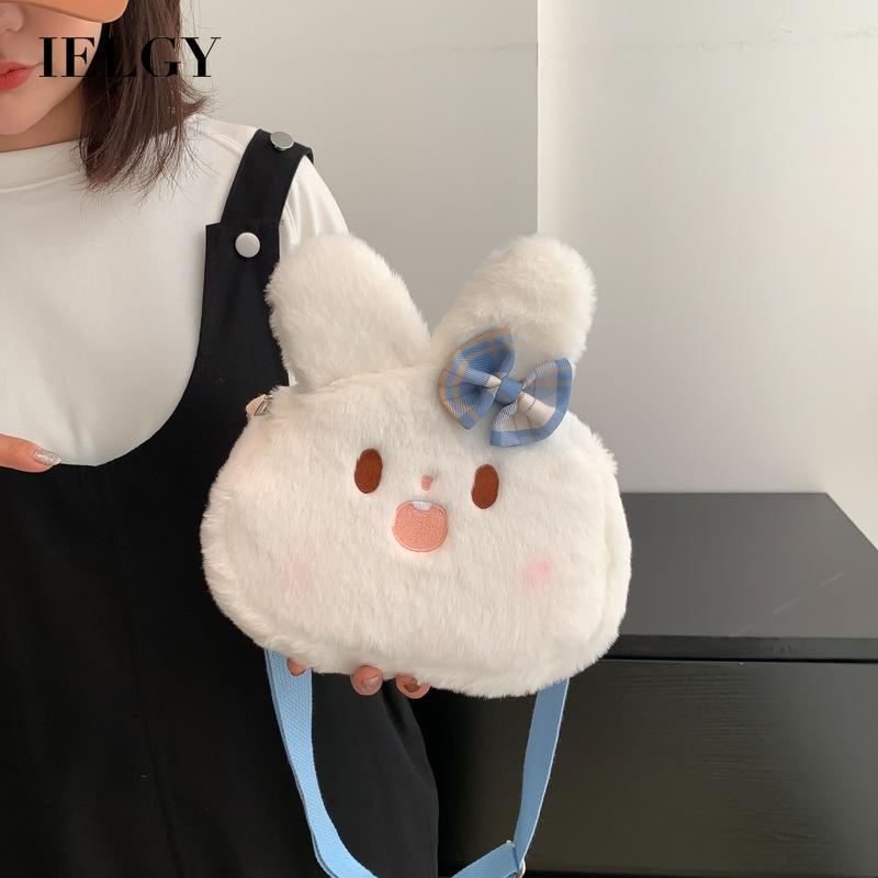 Túi Bông Đeo Chéo Đựng Điện Thoại Họa Tiết Hoạt Hình Nhật Bản