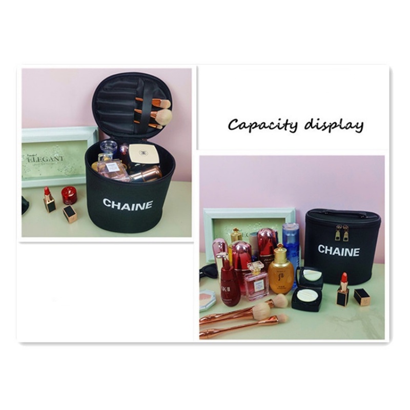 Túi canvas Đựng Mỹ Phẩm Sức Chứa Lớn Thiết Kế Đơn Giản Tiện Lợi Dễ Sử Dụng Ốp