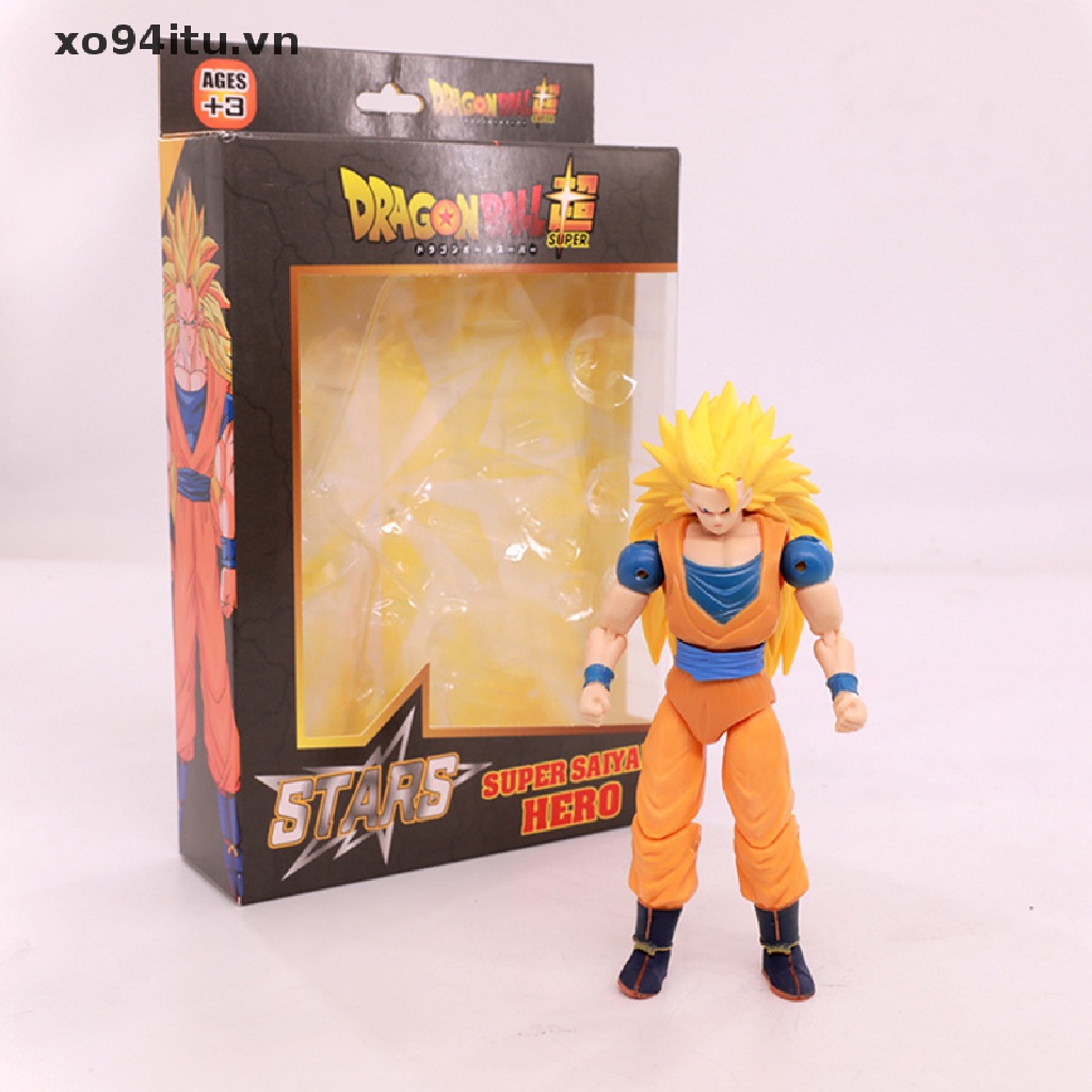 Mô Hình Đồ Chơi Nhân Vật Goku Vegeta Trong Phim Bảy Viên Ngọc Rồng Bằng PVC Dành Cho Trẻ Em