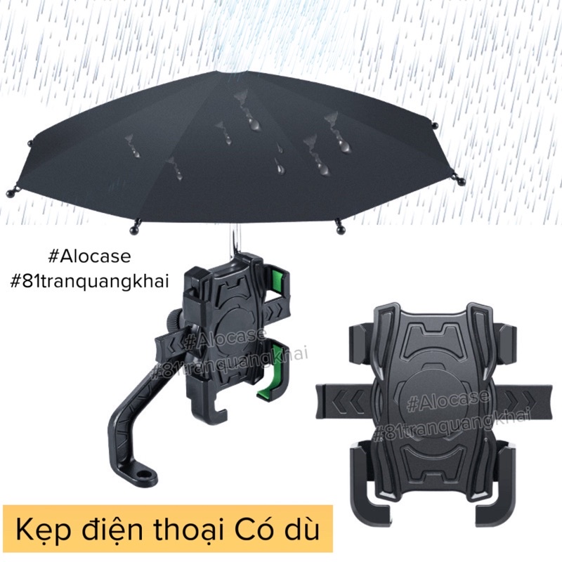 kẹp xe máy có dù/ô