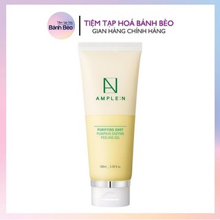 Tẩy da chết dạng kỳ mềm mại dưỡng ẩm AMPLEN Ample:n Purifying shot Pumpkin Enzyme Peeling Gel 100ml