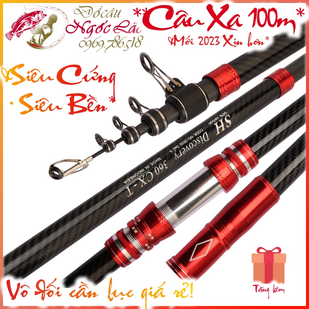 Cần Câu Lục Câu Máy - KHỎE VÔ ĐỐI Câu Xa Bờ 100m - SĂN HÀNG - Dài 3M9 4M2 4M5 - Câu bạo lực, lăng xê lancer, ba tiêu..