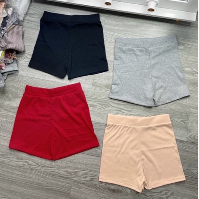 Quần đùi thể thao ôm tôn dáng lưng cao, quần ôm co giãn mặc đi chơi đi tập thoải mái