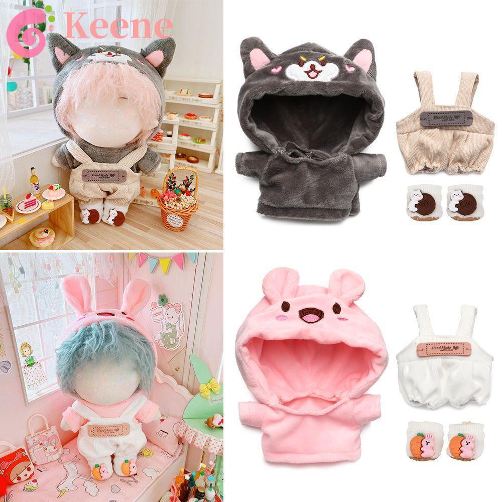 KEENE 20cm doll clothes cartoon animal series sweater jacket cute Barbie clothes