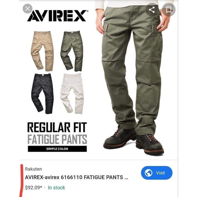 Quần 6 túi chính hãng Avirex Mỹ🇺🇲🇺🇲