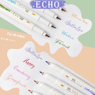 Set bút brush viết thư pháp nhiều màu