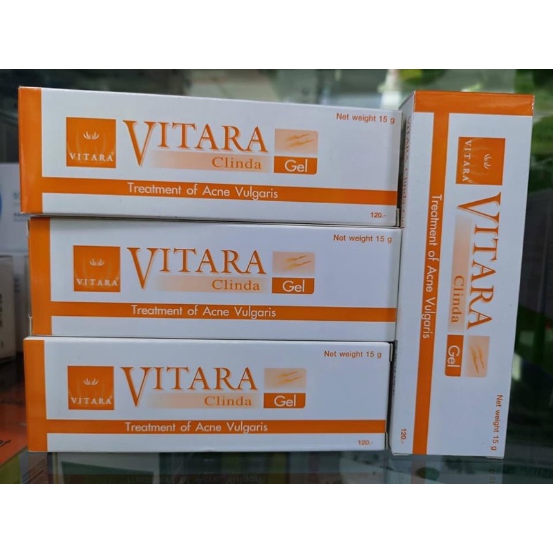 Gel Bôi Mụn Mủ, Mụn Trứng Cá Vitara Clinda Gel 15g