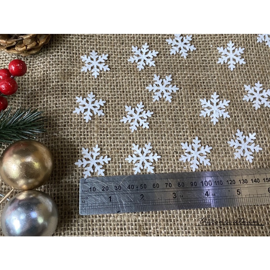 Bông tuyết vải nỉ