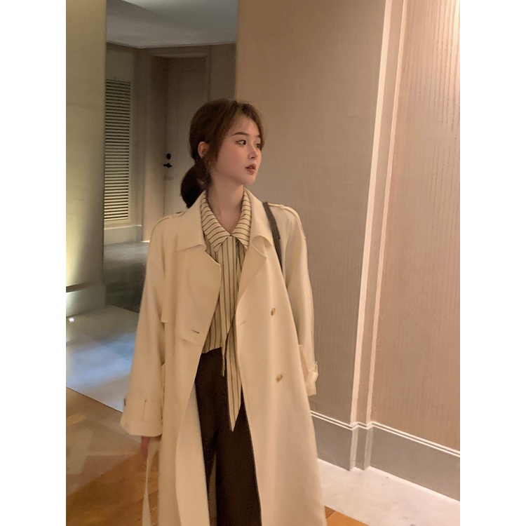 Áo Khoác Mangto Dáng Dài 2 Lớp Phong Cách Hàn Quốc
