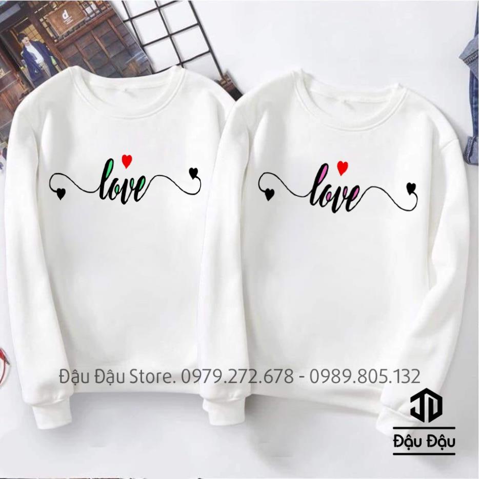 trùm sỉ ÁO NỈ ĐÔI THU ĐÔNG TAY DÀI SIÊU ĐEP- ÁO CẶP HOODIE GIÁ RẺ TẬN XƯỞNG !