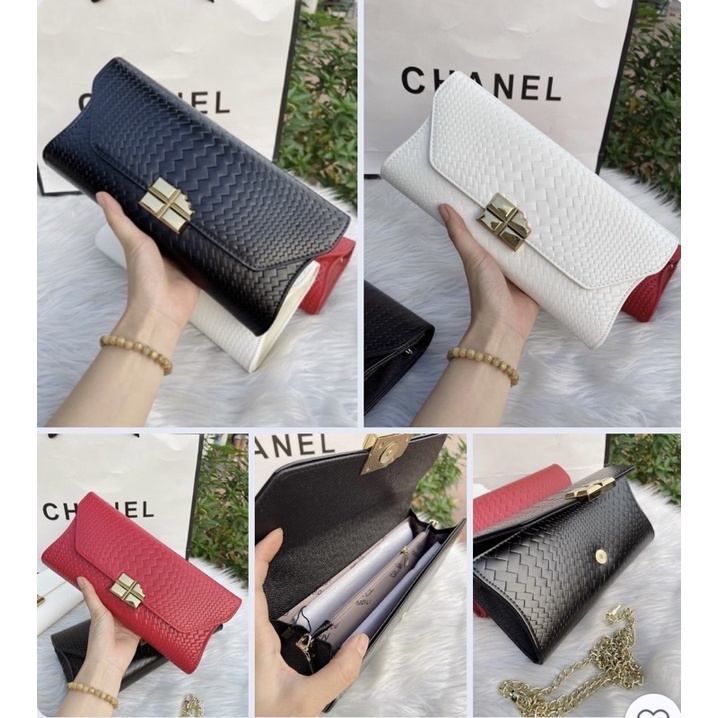 Cluth ví cầm tay nữ đi tiệc sang chảnh thời trang Rosabeli sz 24cm