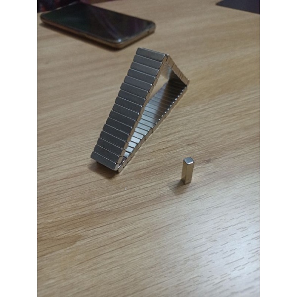 (Siêu rẻ) combo 10 viên nam châm tạo hình kích thước 5x5x20mm siêu hít