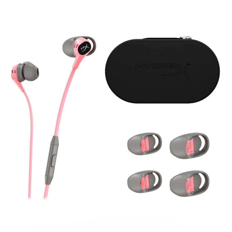 Tai nghe HP HyperX HX Cloud Earbuds Pink , Hàng chính hãng - Bảo hành 24 tháng, đổi mới 100%