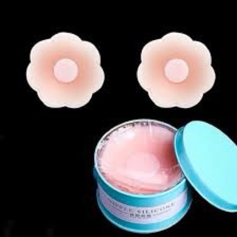 [ 5 đôi] Dán ngực dán đầu ti silicon siêu dính (combo 5 đôi)