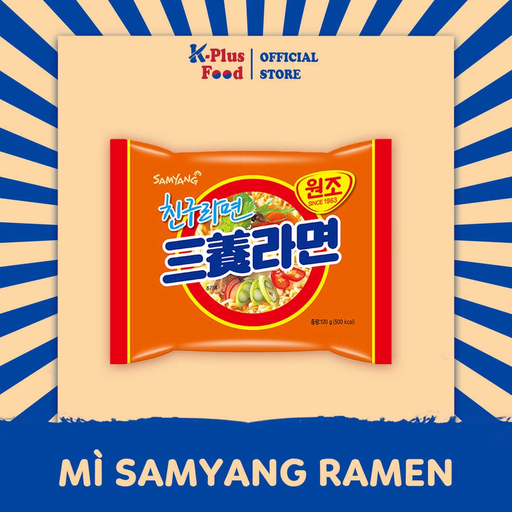 Mì gà cay Samyang Hàn Quốc vị ramen gói 120gr - K02538
