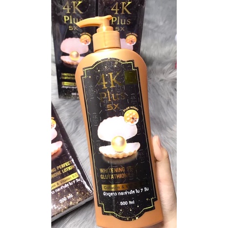 Kem Dưỡng Trắng Body 4K Plus 5X 500ml Thái Lan