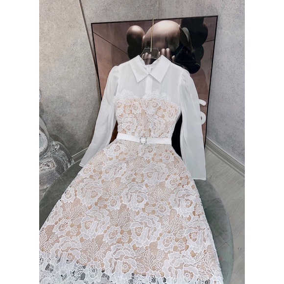 Váy ren hoa siêu xinh