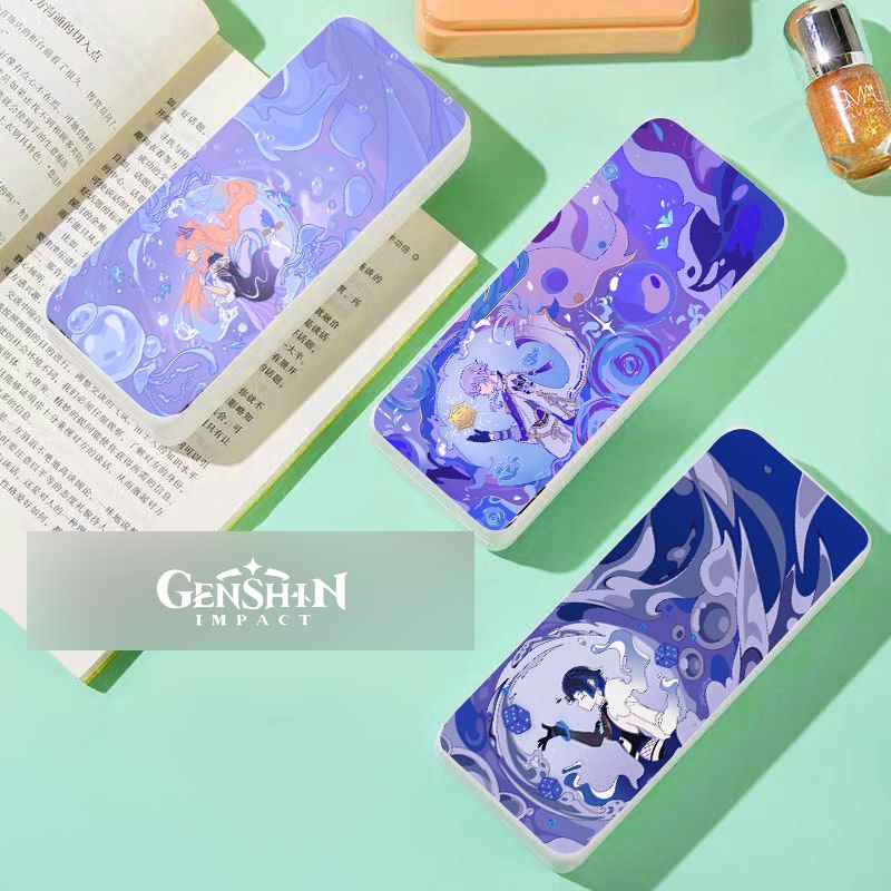Hộp Đựng Mắt Kính Màu Nước Cho Genshin Iqaden shogun kazuha hutao xiao
