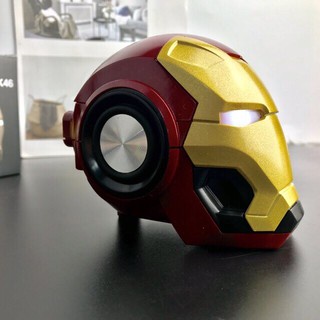 Loa bluetooth IRON MAN -Loa laptop máy tính loa decor 3 loa có khe thẻ nhớ pin 4h bảo hành 24 tháng có đèn led mắt