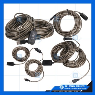Dây USB Nối Dài 10M 15M 20M | Hàng Cao Cấp - Cáp Chia Nguồn Card VGA 8Pin