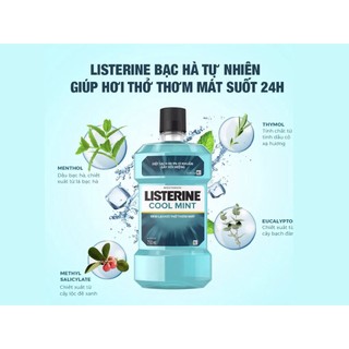 Nước súc miệng Listerine 750ml