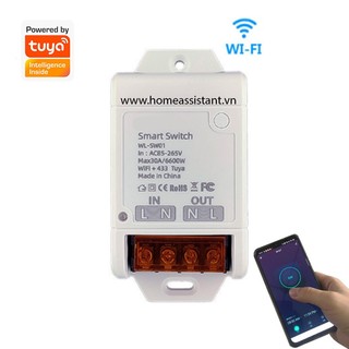 Công tắc wifi tuya công suất lớn 30a sw03