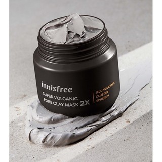 Mặt nạ đất sét tro núi lửa Innisfree Super Volcanic Pore Clay Mask 2X