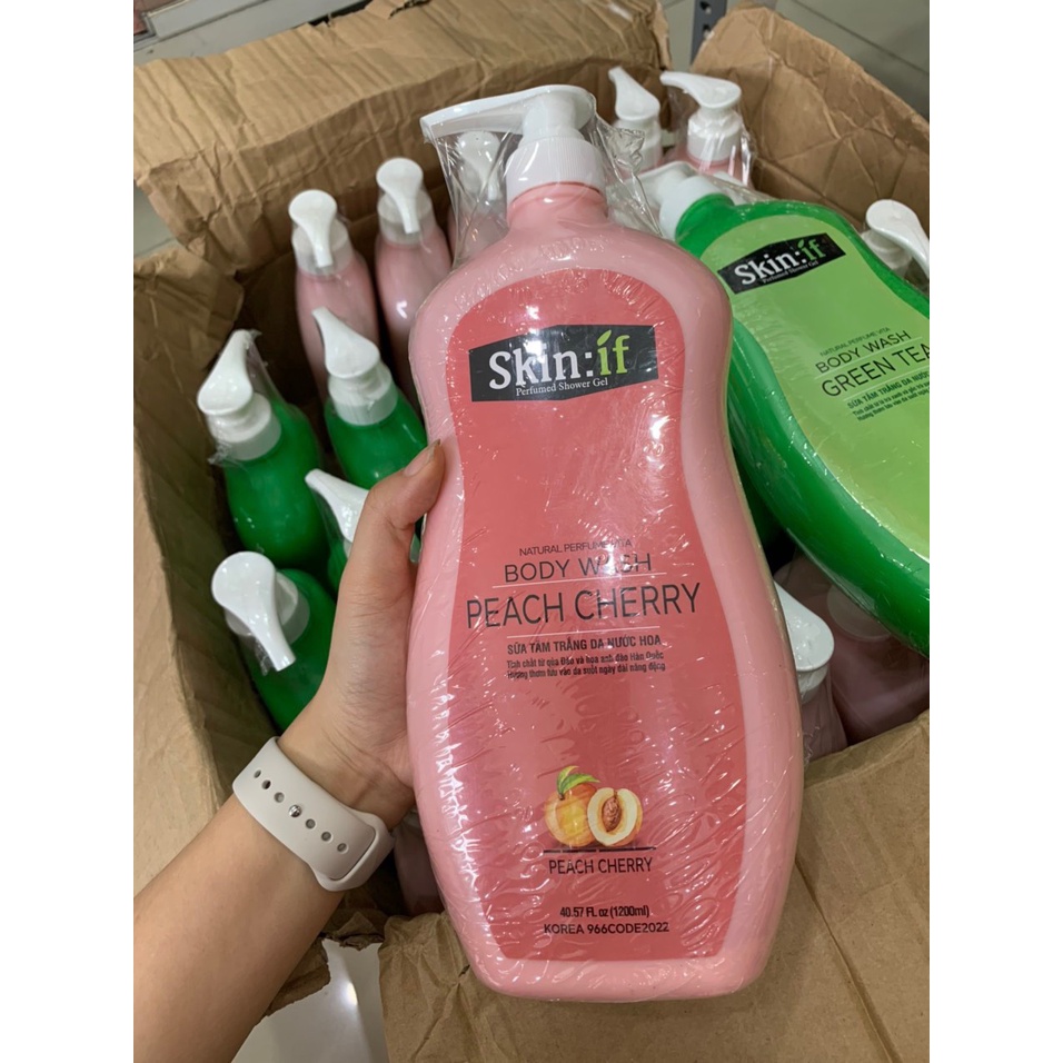 Sữa Tắm Trắng Da Body Trái Cây Skin:if 1200ml