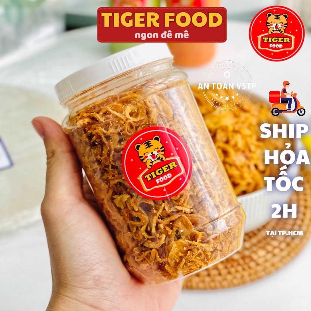 Hành phi muối nhuyễn Đặc Biệt 180g TIGER FOOD Muối hành phi loại ngon ăn