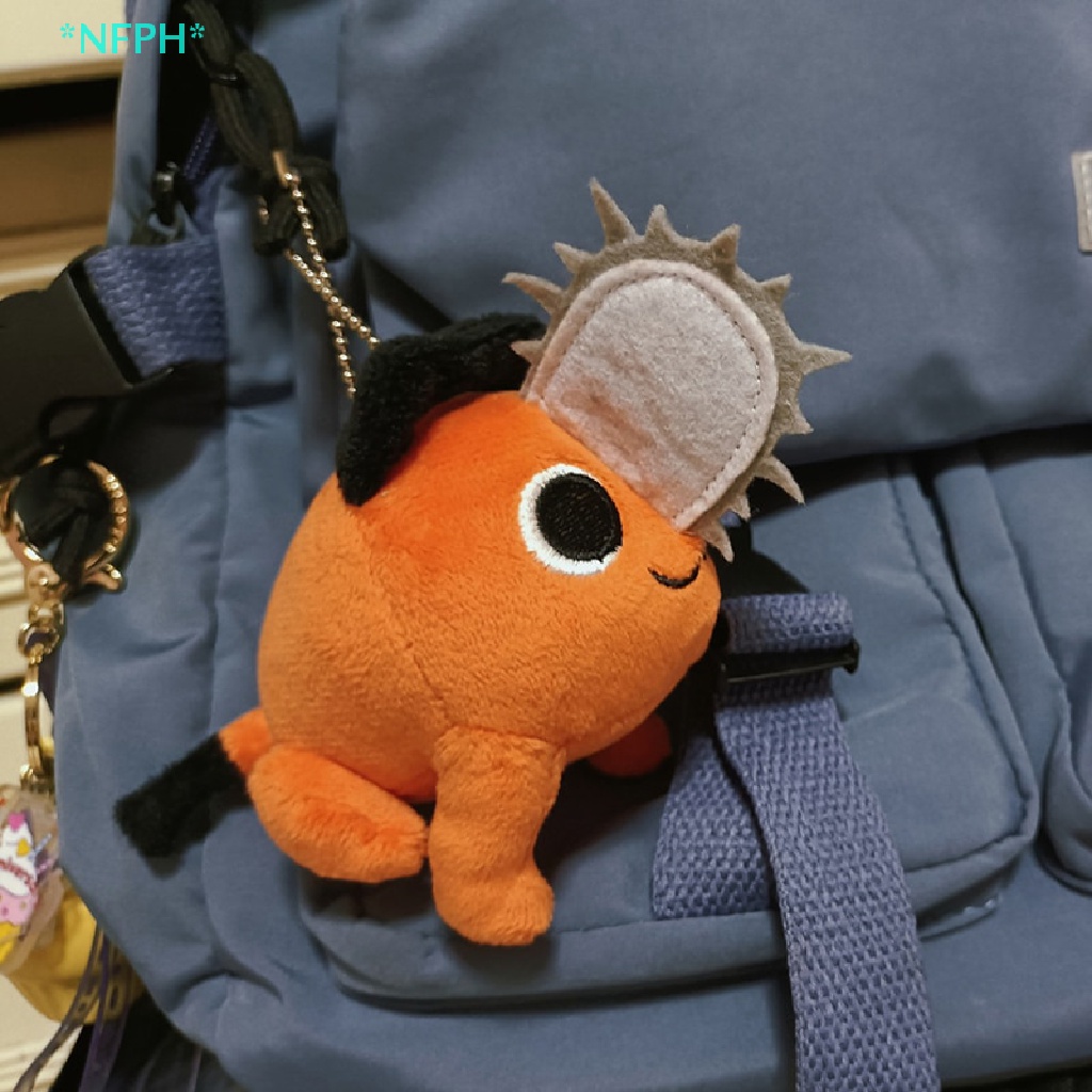 Móc Chìa Khóa Hình Búp Bê Pochita Nhồi Bông 10cm Dễ Thương Mới