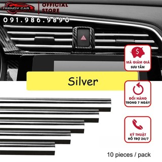 10 Chỉ Nẹp Dây Viền Trang Trí khe cửa gió ống máy lạnh Điều Hòa Xe Hơi ô tô thời trang Nội thất ô tô