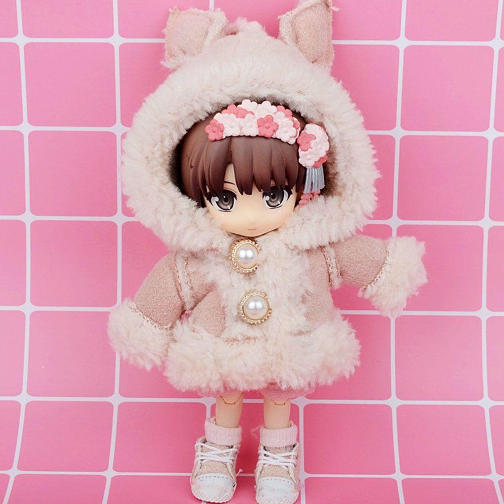 Áo Khoác Hoodie Mùa Đông Thủ Công Cho Búp Bê OB11 1 / 111 / 12 OB11
