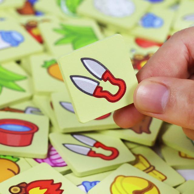 Bộ đồ chơi nuôi cừu bông gồm 248 miếng + 1 thẻ gỗ + 2 que keo cho 2 người chơi