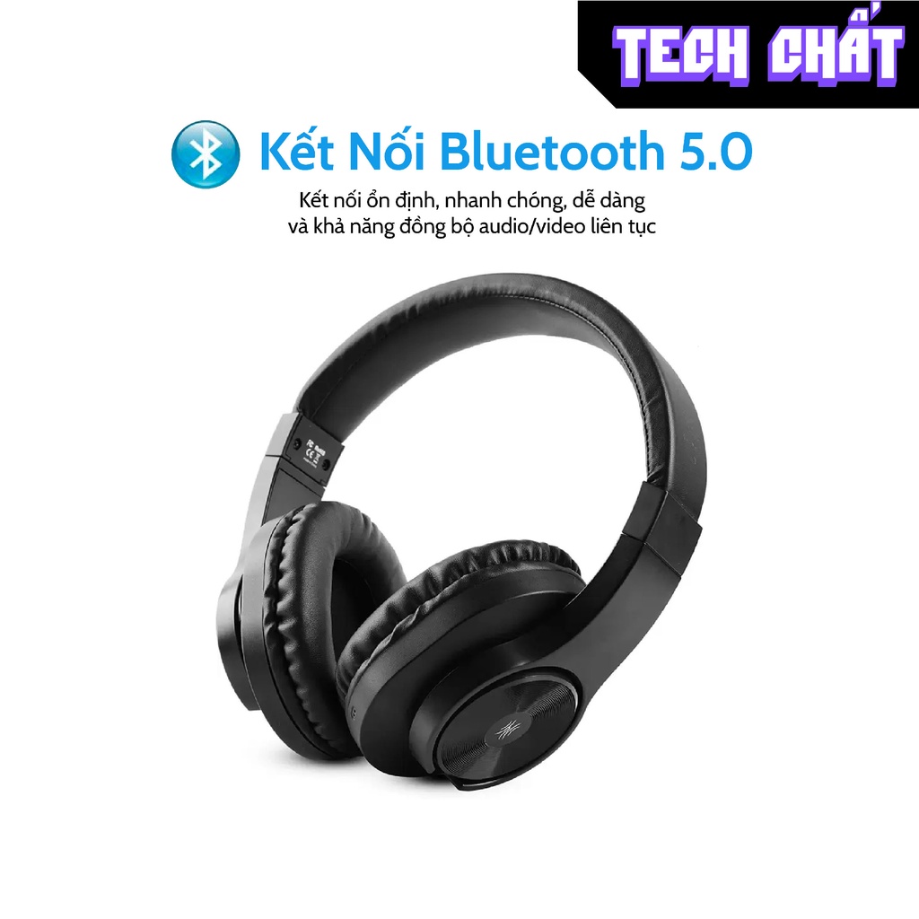 Tai Nghe Bluetooth Headphone OneOdio JS18 - Driver 40mm, Bluetooth 5.0, thời lượng pin lên đến 17h