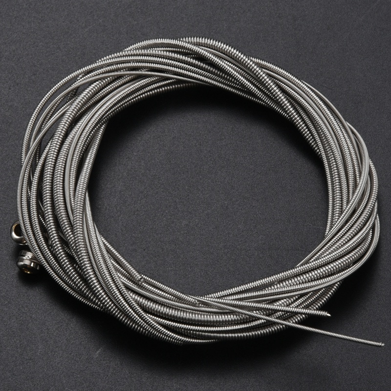 Bộ 4 Dây Đàn Guitar Bass Bằng Thép Không Gỉ Mạ Bạc