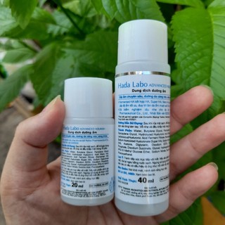 (mini 20ml) Dung Dịch Dưỡng Ẩm Hada Labo