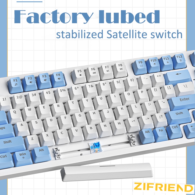 Bàn Phím Cơ Zi Boyfriend ZA98 98 Phím Có Đèn Nền