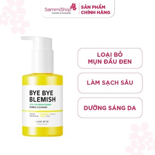 Gel rửa mặt sủi bọt sạch sâu Some By Mi Bye Bye Blemish Vita Tox Brightening Bubble Cleanser 120g