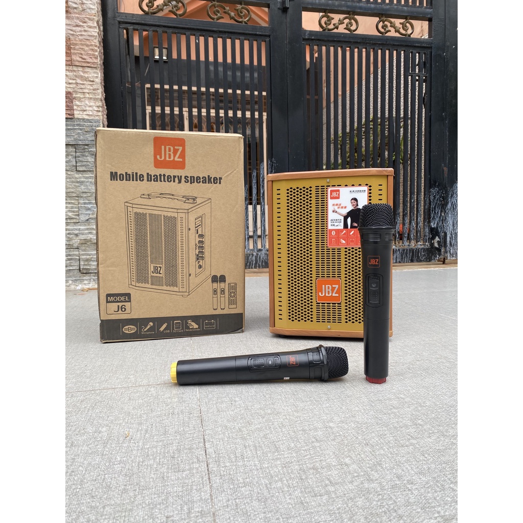Loa kéo JBZ J6 – Loa karaoke di động chất lượng âm thanh tuyệt đỉnh bass siêu hay vang trong