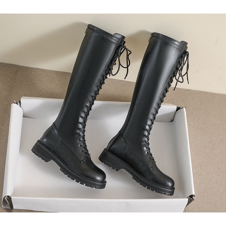 Boot cổ cao dưới gối dây kéo Sau Big Size_ Hàng Có Sẵn (Size 40➡️43)
