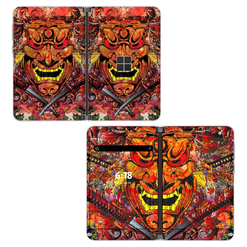 Skin decal dán Surface Duo mẫu Asian Crest (đã cắt sẵn, dễ dán)