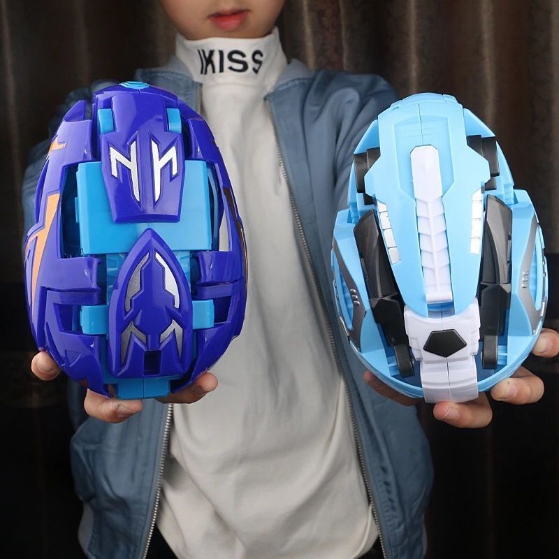 Mới Đồ Chơi Robot Biến Hình Quán Cà Phê Trứng Khủng Long Habao God of War Titra Boom Kaga Kaga Tyrannosaurus Cho Bé Trai
