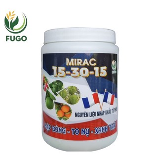 Phân bón npk 15-30-15 fugo mập bông to nụ xanh trái hủ 555g