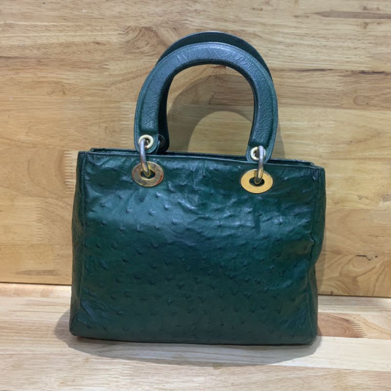 Túi xách da điểu da thật secondhand  12231122