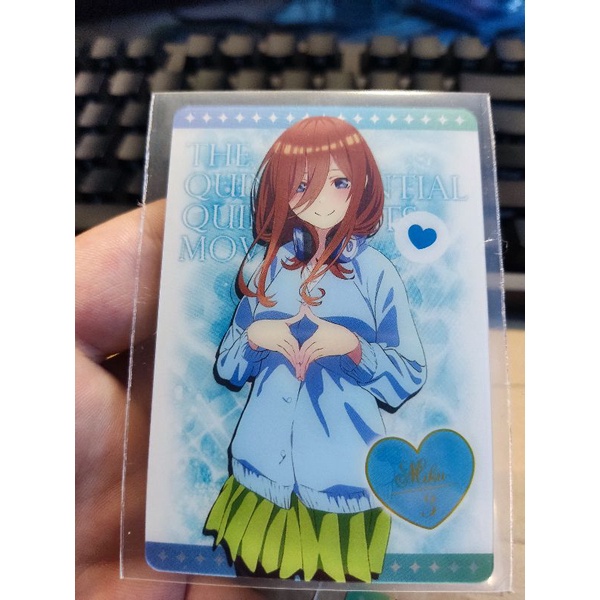 Thẻ Carddass chính hãng Bandai Nhà có 5 nàng dâu Gotoubun no Hanayome The Quintessential Quintuplets