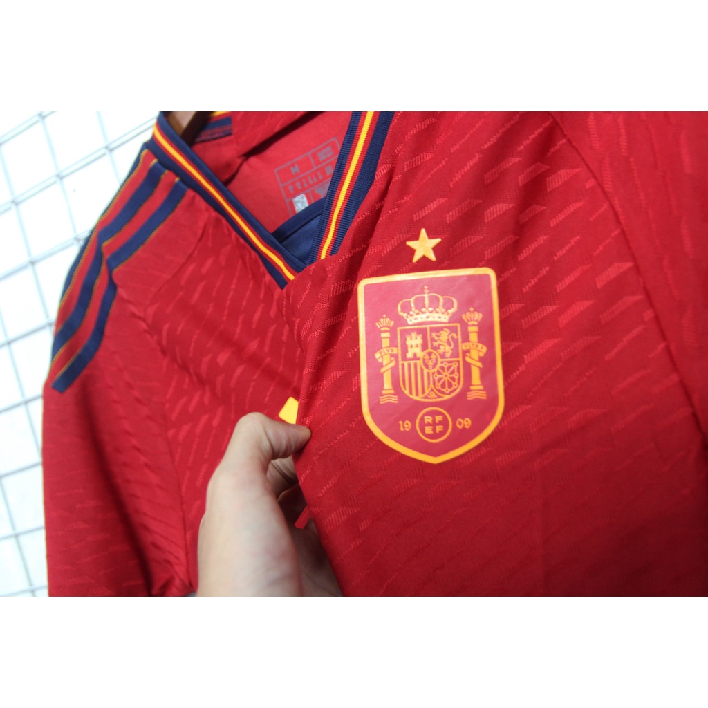 Bộ quần áo bóng đá Đt Tây Ban Nha mùa WC 22/23 - Bản Player hàng Thái - Tây Ban Nha Đỏ sân nhà