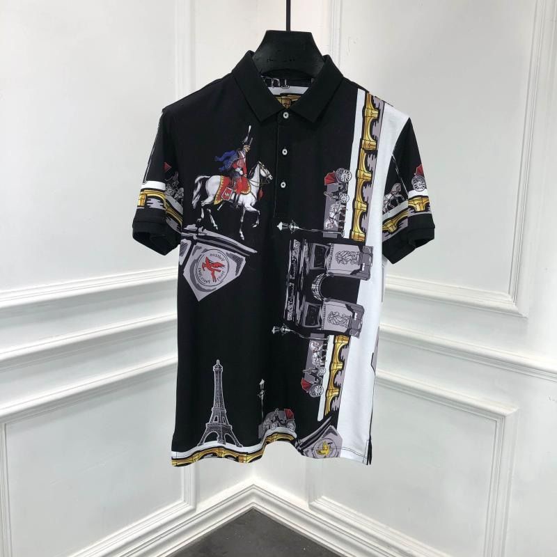 Áo polo Mỏng Tay Ngắn In Họa Tiết Thời Trang Mùa Hè Mới Năm 2021