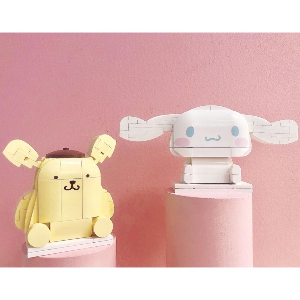 Đồ Chơi Lắp Ráp K20811-Kuromi / K20801-Hello Kitty Sanrio MOC Dễ Thương Cho Bé